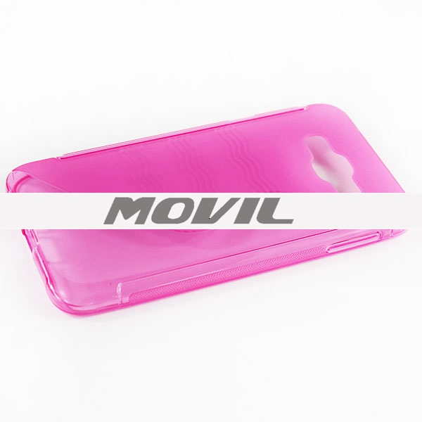 NP-2042 Transparente tpu funda para Samsung E7-1